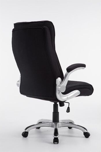 Chaise de bureau Gorgoglicino Tissu Noir 16x76cm 4