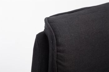 Chaise de bureau Gorgoglicino Tissu Noir 16x76cm 5