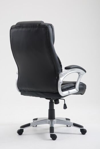 L'Annunziata Chaise de Bureau Similicuir Noir 16x73cm 2