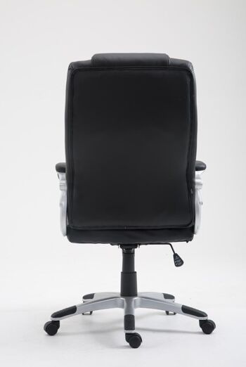 L'Annunziata Chaise de Bureau Similicuir Noir 16x73cm 3
