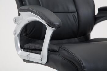 L'Annunziata Chaise de Bureau Similicuir Noir 16x73cm 5