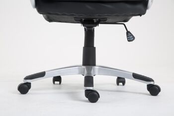 L'Annunziata Chaise de Bureau Similicuir Noir 16x73cm 7