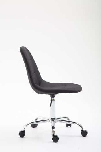 Chaise de bureau Misericordia Tissu Noir 7x56cm 3