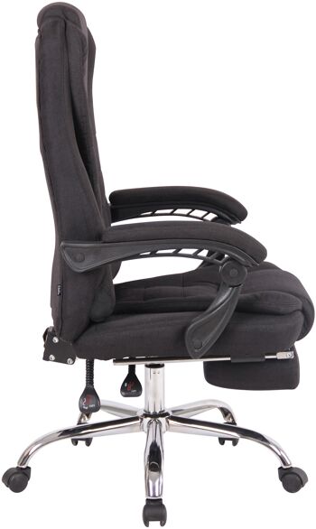 Montefredane Chaise de Bureau Simili Cuir Noir 22x68cm 3