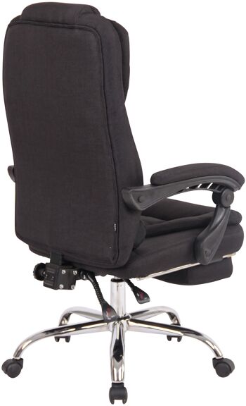 Montefredane Chaise de Bureau Simili Cuir Noir 22x68cm 4