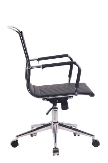 Monteguardia Chaise de Bureau Similicuir Noir 11x64cm 2