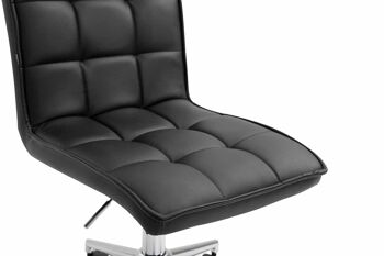 Montevergine Chaise de Bureau Similicuir Noir 7x61cm 6