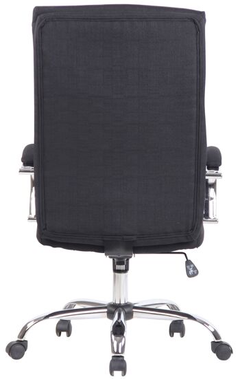 Naturoscopio Chaise de Bureau Simili Cuir Noir 16x70cm 5