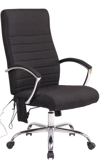 Orfanotrofio Chaise de Bureau Cuir Artificiel Noir 19x72cm 1