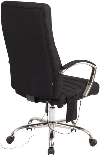 Orfanotrofio Chaise de Bureau Cuir Artificiel Noir 19x72cm 4