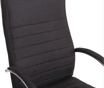 Orfanotrofio Chaise de Bureau Cuir Artificiel Noir 19x72cm 5