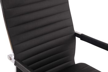 Pagliericcio Chaise de Bureau Similicuir Noir 11x63cm 5