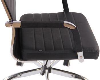 Pagliericcio Chaise de Bureau Similicuir Noir 11x63cm 7