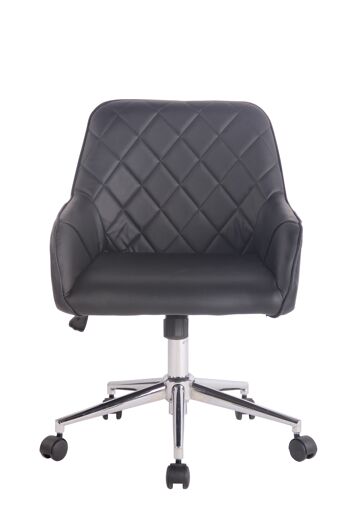 Passocordone Chaise de Bureau Cuir Artificiel Noir 9x58cm 2