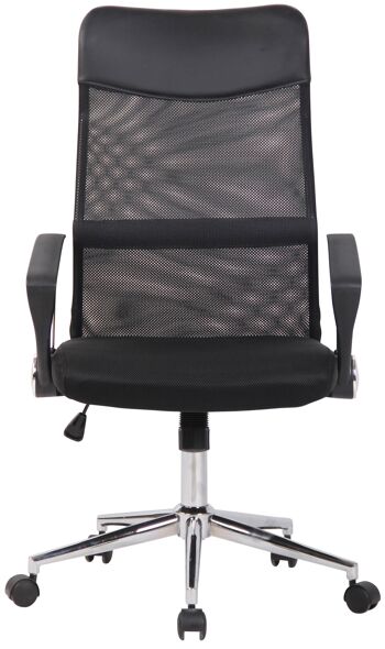 Pettogallico Chaise de Bureau Microfibre Noir 11x64cm 2