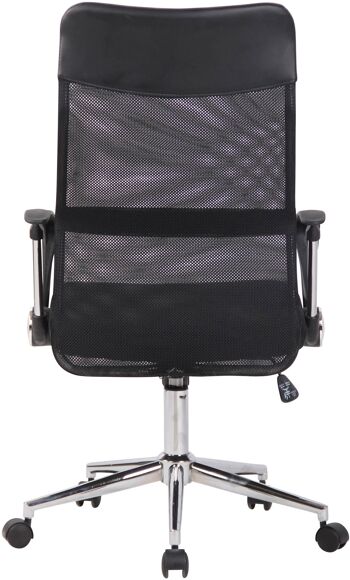 Pettogallico Chaise de Bureau Microfibre Noir 11x64cm 5