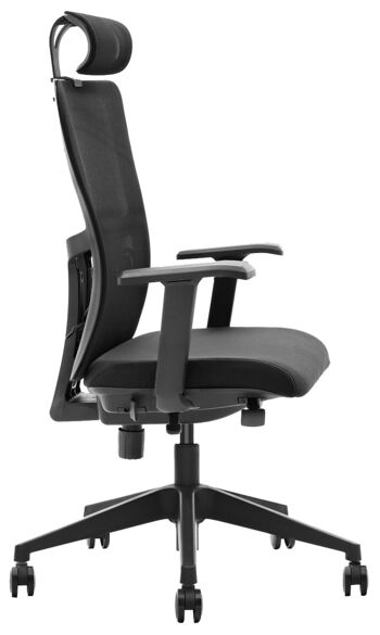 Chaise de bureau Pietramelara Noir 16x45cm 3
