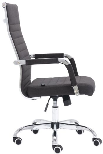 Pietrantuono Chaise de Bureau Similicuir Noir 11x63cm 3