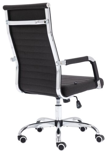 Pietrantuono Chaise de Bureau Similicuir Noir 11x63cm 4