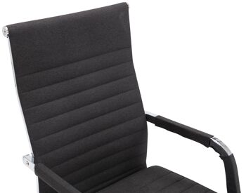 Pietrantuono Chaise de Bureau Similicuir Noir 11x63cm 5