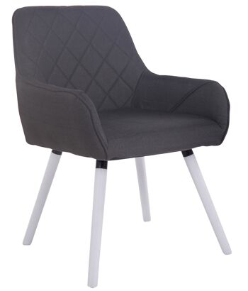 Bellosguardo Chaise de salle à manger Tissu Noir 9x58cm 1