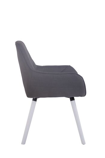 Bellosguardo Chaise de salle à manger Tissu Noir 9x58cm 2