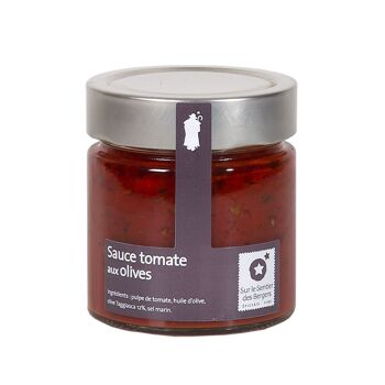 Sauce tomate aux olives Taggiasca - 200g 1