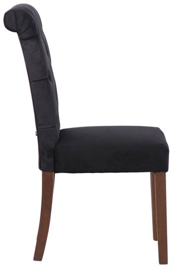Collevecchio Chaise de salle à manger Noir 15x63cm 2