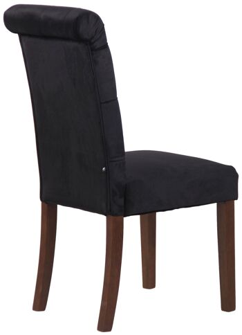Collevecchio Chaise de salle à manger Noir 15x63cm 3