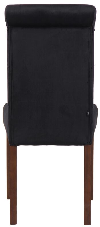 Collevecchio Chaise de salle à manger Noir 15x63cm 4