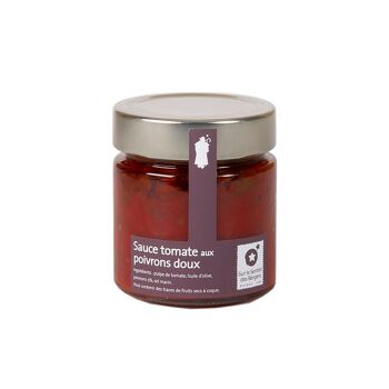 Sauce tomate aux poivrons doux - 200g 3