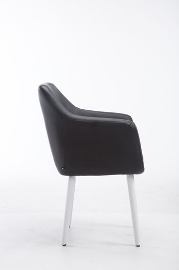Castagnarella Chaise de salle à manger Cuir artificiel Noir 10x57.5cm 2