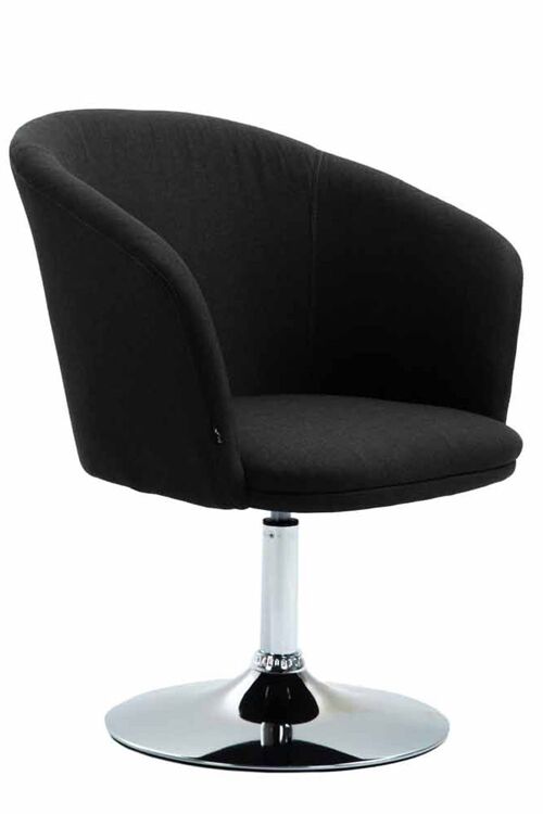 Mascimantonio Fauteuil Stof Zwart 10x63cm