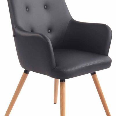 Monteferrante Fauteuil Kunstleer Zwart 9x63cm