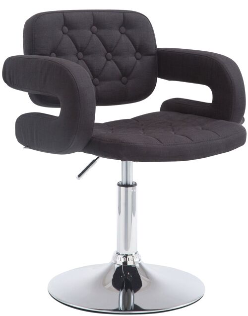 Montenerodomo Fauteuil Stof Zwart 11x55cm