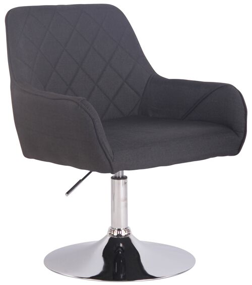 Montesabinese Fauteuil Stof Zwart 8x58cm