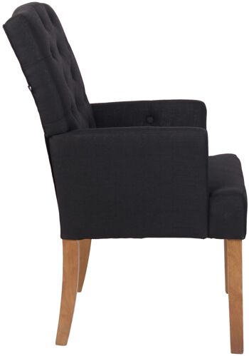 Orba-Pedarace Fauteuil Tissu Noir 11x66cm 3