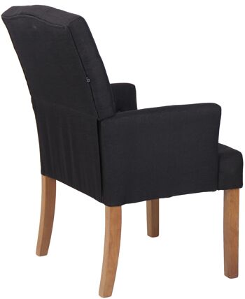 Orba-Pedarace Fauteuil Tissu Noir 11x66cm 4