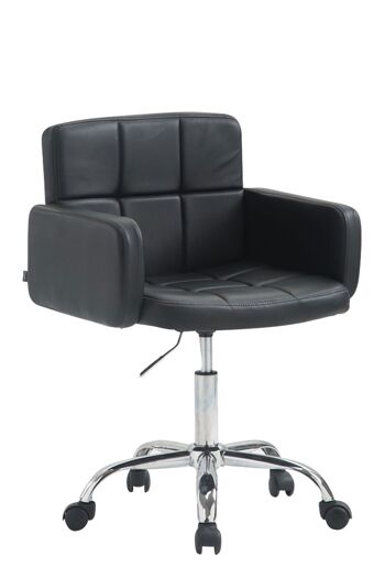 PalaPellicone Fauteuil Simili Cuir Noir 11x52cm 2