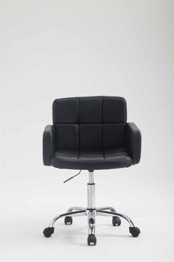 PalaPellicone Fauteuil Simili Cuir Noir 11x52cm 3