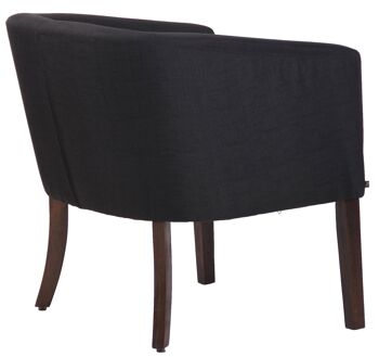 Fauteuil Passopisciaro Tissu Noir 10x70cm 3