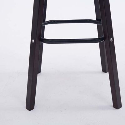 Regalgioffoli Set de 2 Tabourets de Bar Plastique Noir 8x44cm
