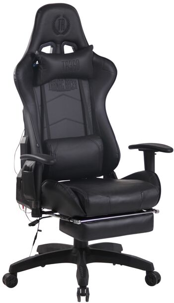 Monterocchetta Chaise de Bureau Similicuir Noir 21x49cm 1