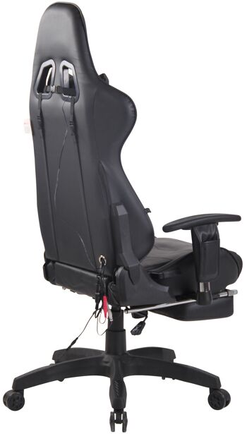 Monterocchetta Chaise de Bureau Similicuir Noir 21x49cm 4
