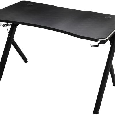 Roccaguglielma Gaming tafel Zwart 22x66cm