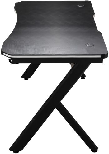 Roccaguglielma Table de jeu Noir 22x66cm 3