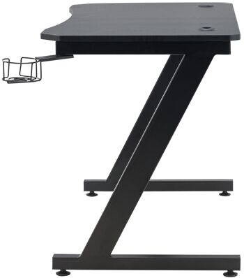 Rossovermiglio Table de jeu Noir 17x60cm 3
