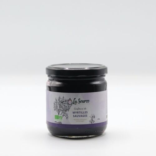 Confiture de Myrtille 250gr - AB*
