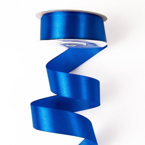 Satin ribbon 25mm x 22.86m - Royal blue
