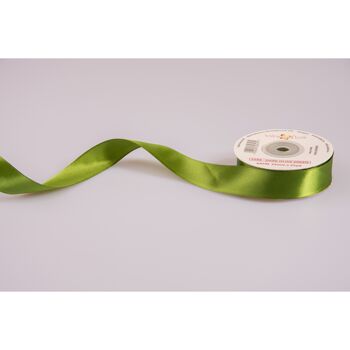 Ruban Satin 25mm x 22.86m - Vert olive foncé